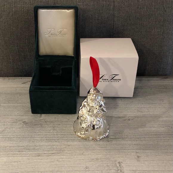 Godinger Silver Santa Ornament/Bell - Picture 2 of 3